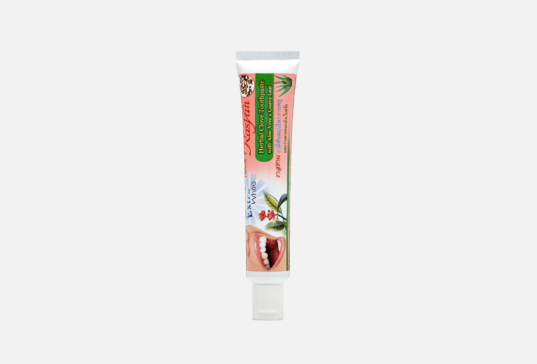 зубная паста RASYAN Herbal Clove Toothpaste with Aloe Vera and Guava Leaf 25 г тайская травяная зубная паста isme rasyan гвоздика