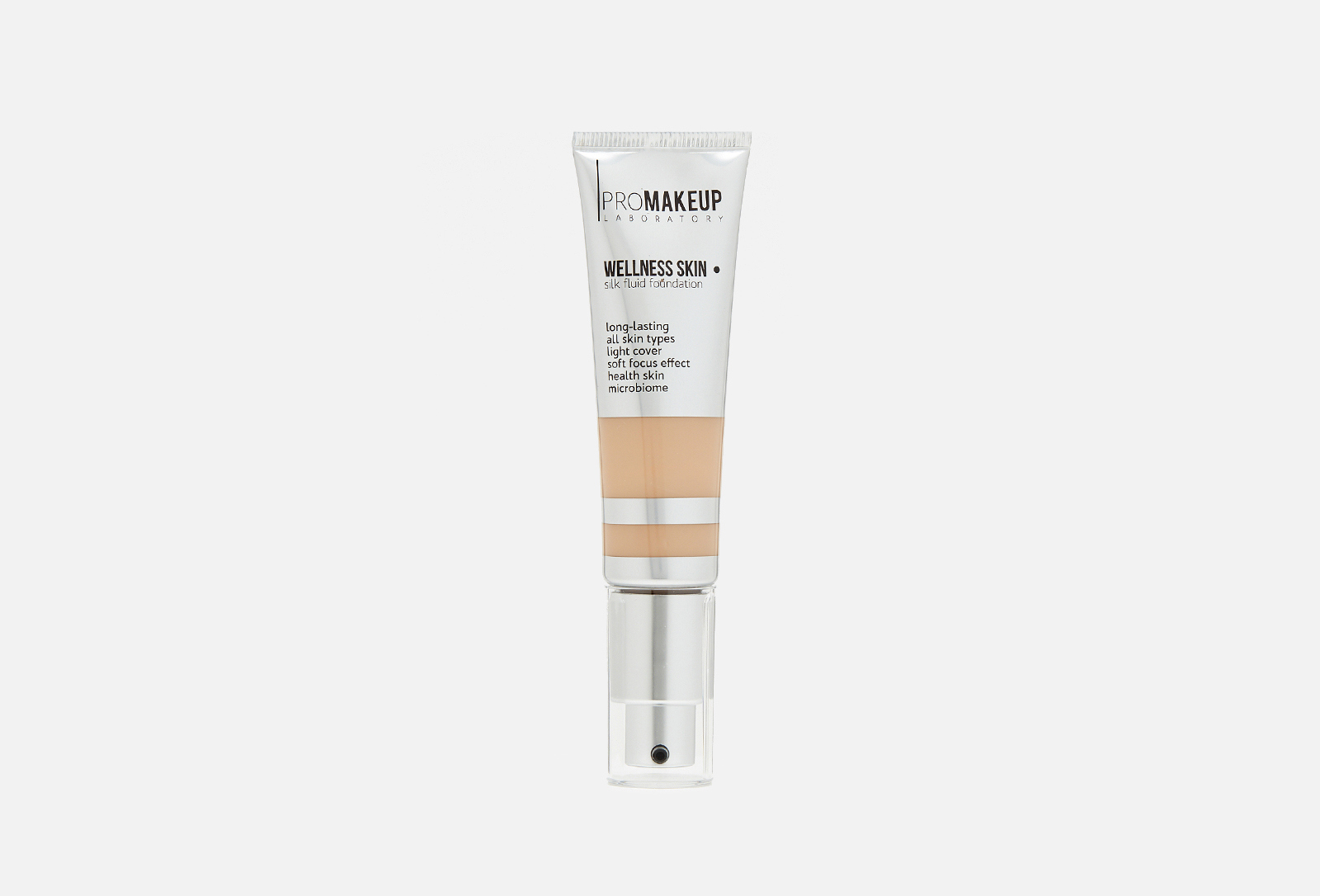 PROMAKEUP LABORATORY Тональный флюид с шелковым покрытием WELLNESS SKIN ...