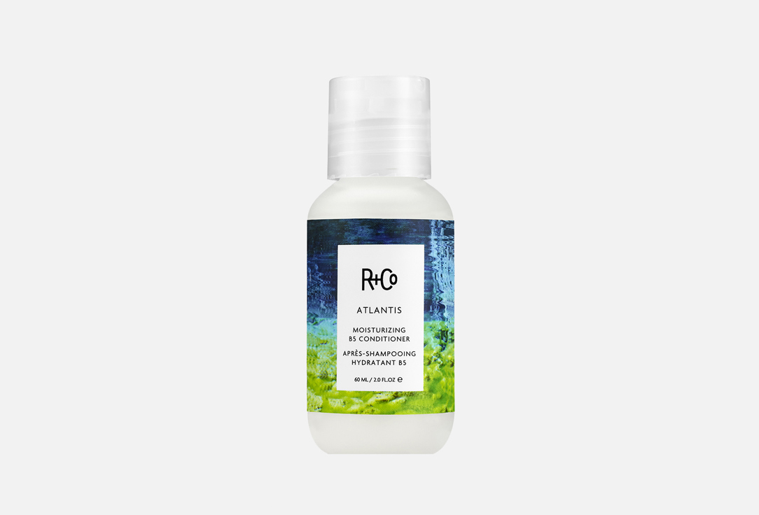 шампунь для увлажнения с витамином в5 r co atlantis moisturizing b5 shampoo 241 мл кондиционер для увлажнения с витамином В5 (тревел) R+CO ATLANTIS Moisturizing B5 Conditioner (travel) 60 мл