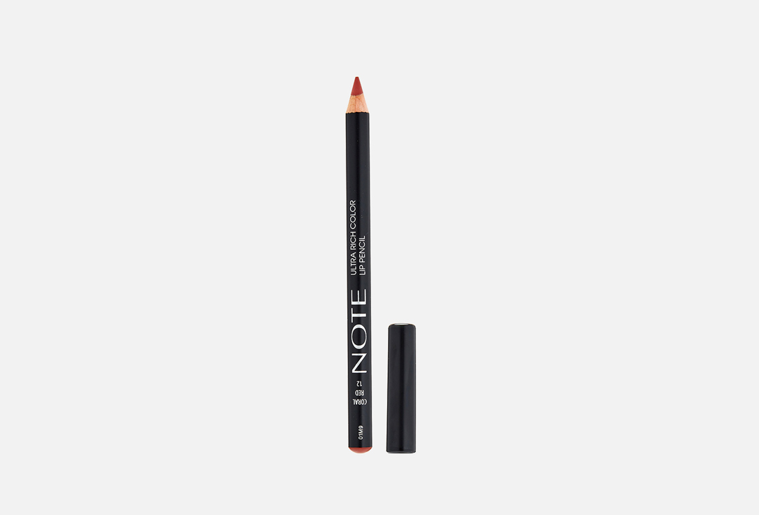 Карандаш для губ насыщенного цвета NOTE ultra rich color lip pencil 12