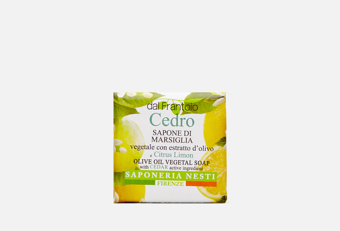 Изображение товара Мыло Nesti Dante Dal Frantoio Cedro натуральное экологическое твердое 100 г Италия