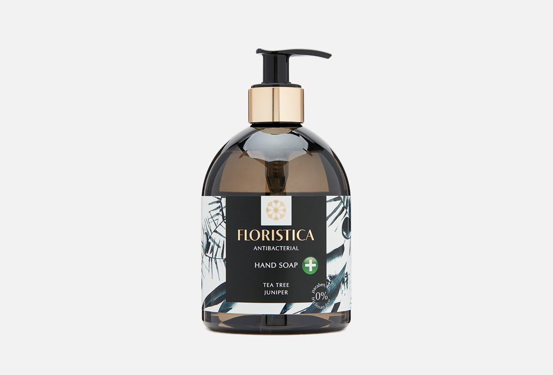 Антибактериальное жидкое мыло с чайным деревом и можжевельником  FLORISTICA  Detox 