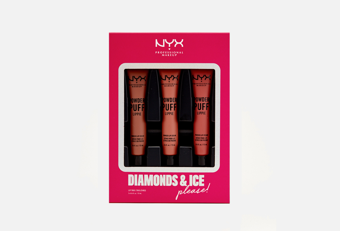 Набор кремовых помад для губ NYX PROFESSIONAL MAKEUP DIAMONDS & ICE PLEASE 