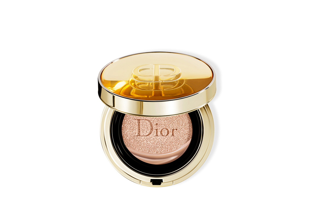 Восстанавливающий тональный кушон SPF 50 Dior Prestige Le Cushion Teint de Rose  010 Слоновая Кость