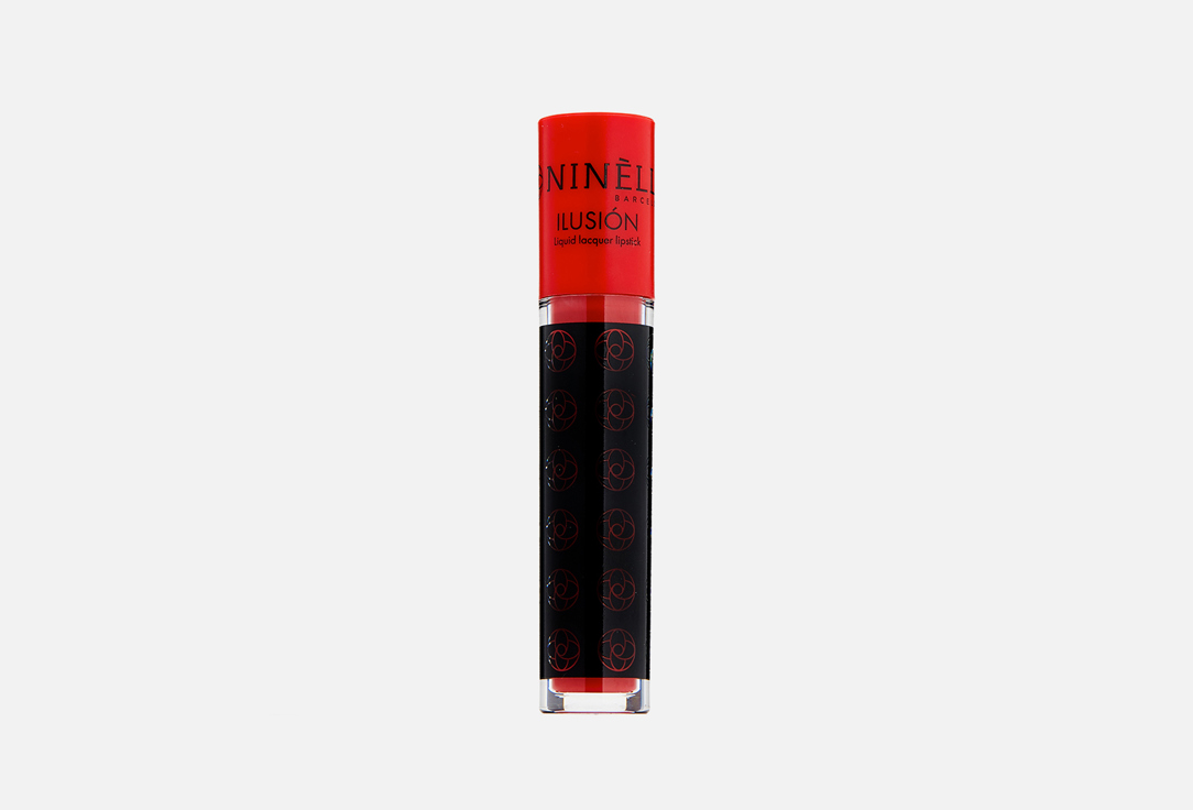 Жидкая помада-лак для губ NINELLE ILUSION  623 / карминный