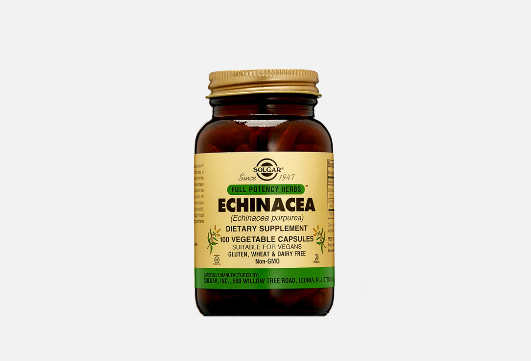 

Эхинацея SOLGAR, Echinacea 440 мг в капсулах 100 шт