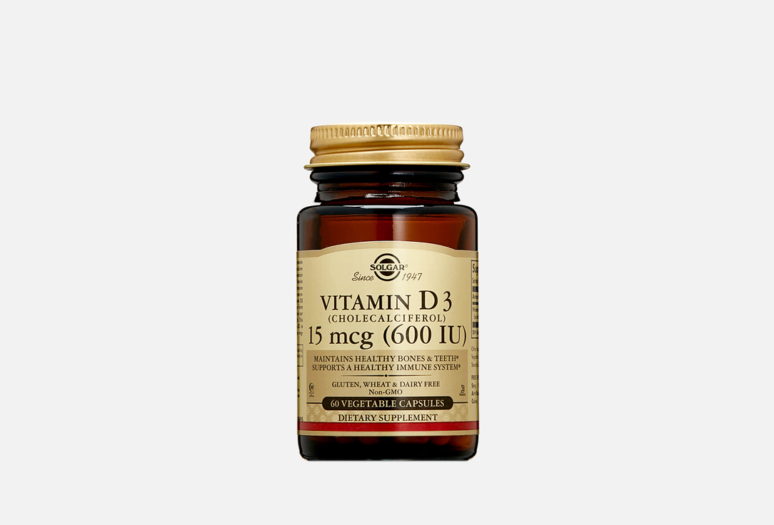 Vitamin D3 600 МЕ 60 шт