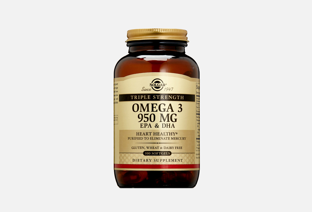 Triple Strength Omega-3 950 mg EPA&DHA 100 шт