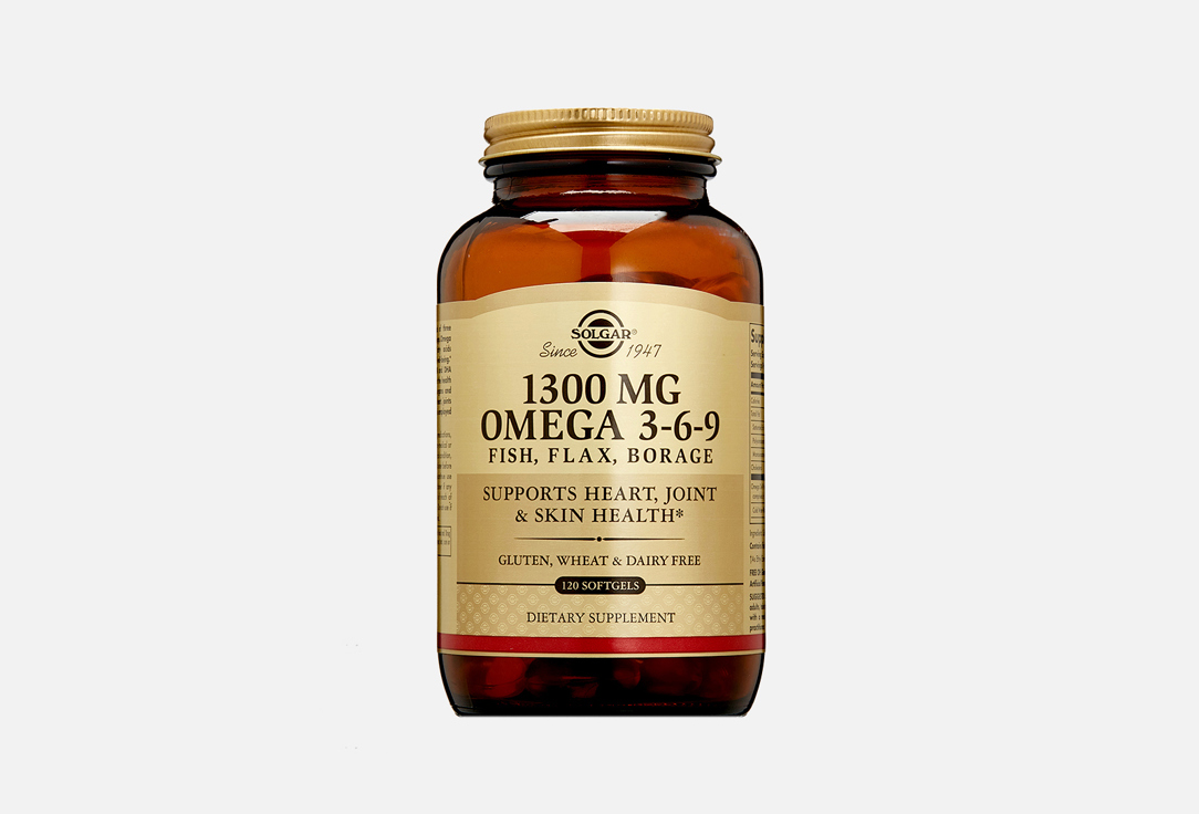 Изображение товара Омега 3-6-9 Solgar Omega 3-6-9 1300 мг в капсулах