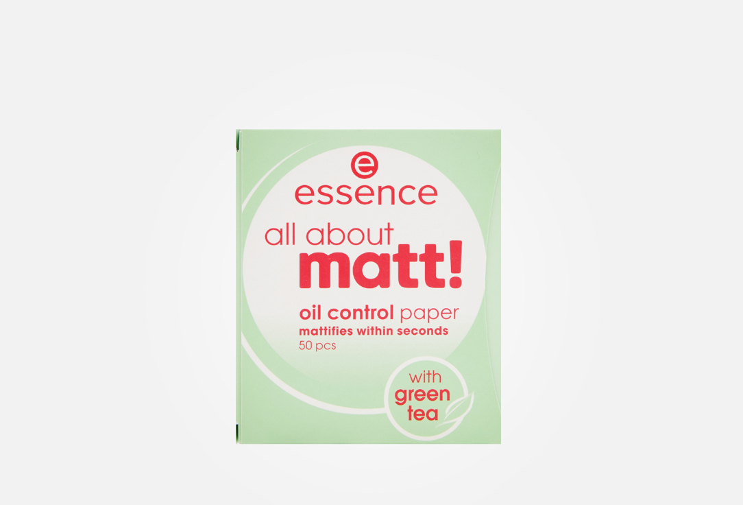 Изображение товара МАТИРУЮЩИЕ САЛФЕТКИ Essence all about matt! oil control paper
