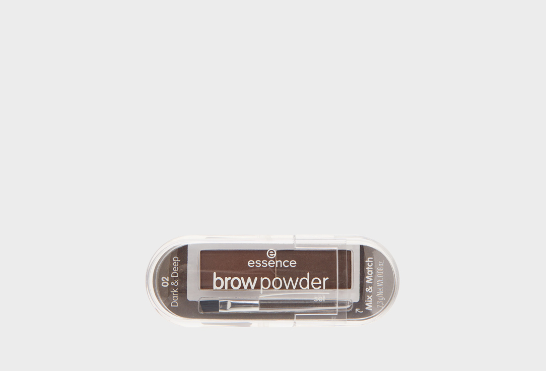 ТЕНИ ДЛЯ БРОВЕЙ  ESSENCE Brow powder set 2.3 г farres тени для бровей eyebrow powder 02