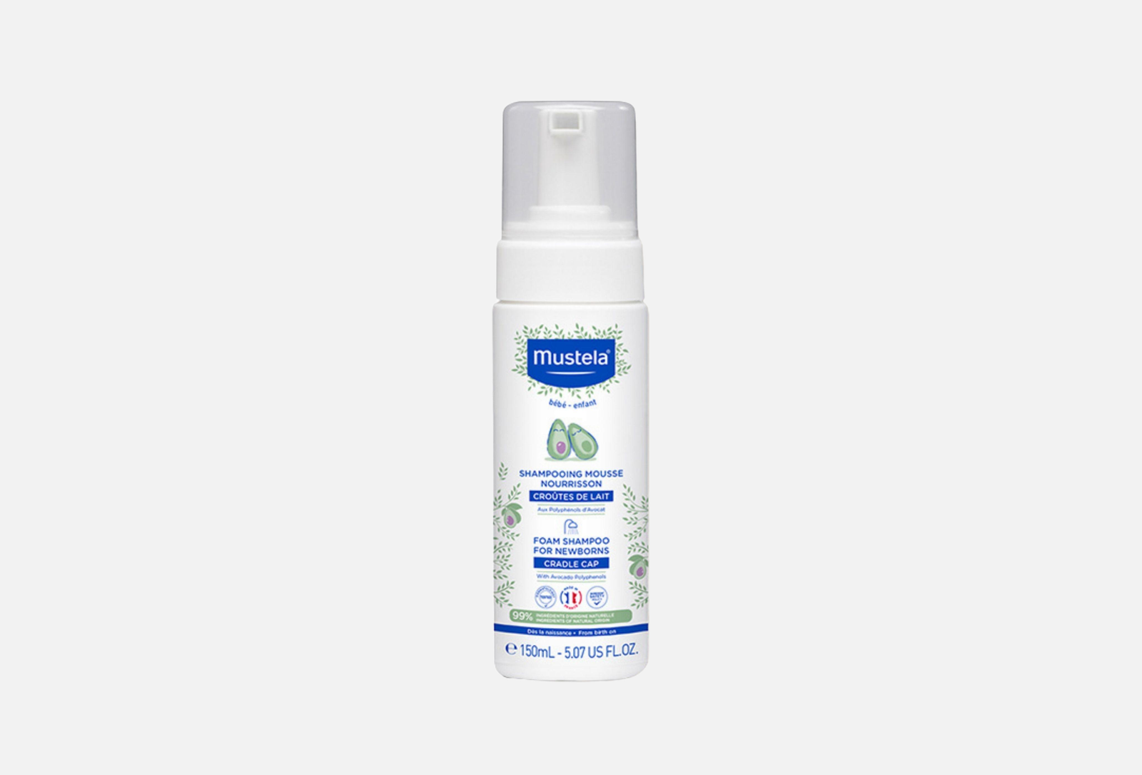 Mustela шампунь-пенка от молочных корочек для новорожденных Foam ...