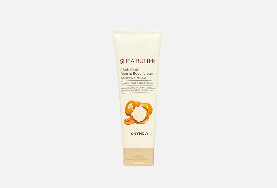 Увлажняющий крем для лица и тела с маслом ши TONY MOLY SHEA BUTTER Chok Chok Face & Body Cream  250 мл