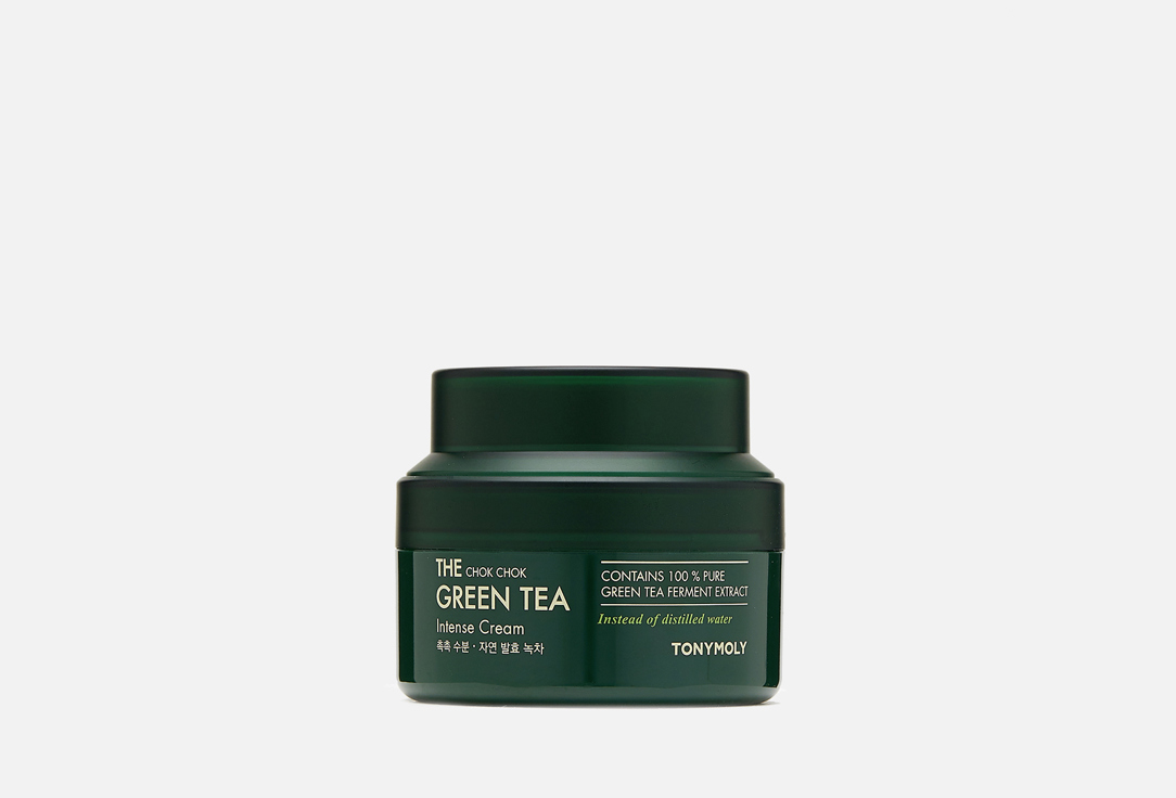 Увлажняющий крем для лица с экстрактом зеленого чая Tony Moly THE CHOK CHOK GREEN TEA Intense Cream 