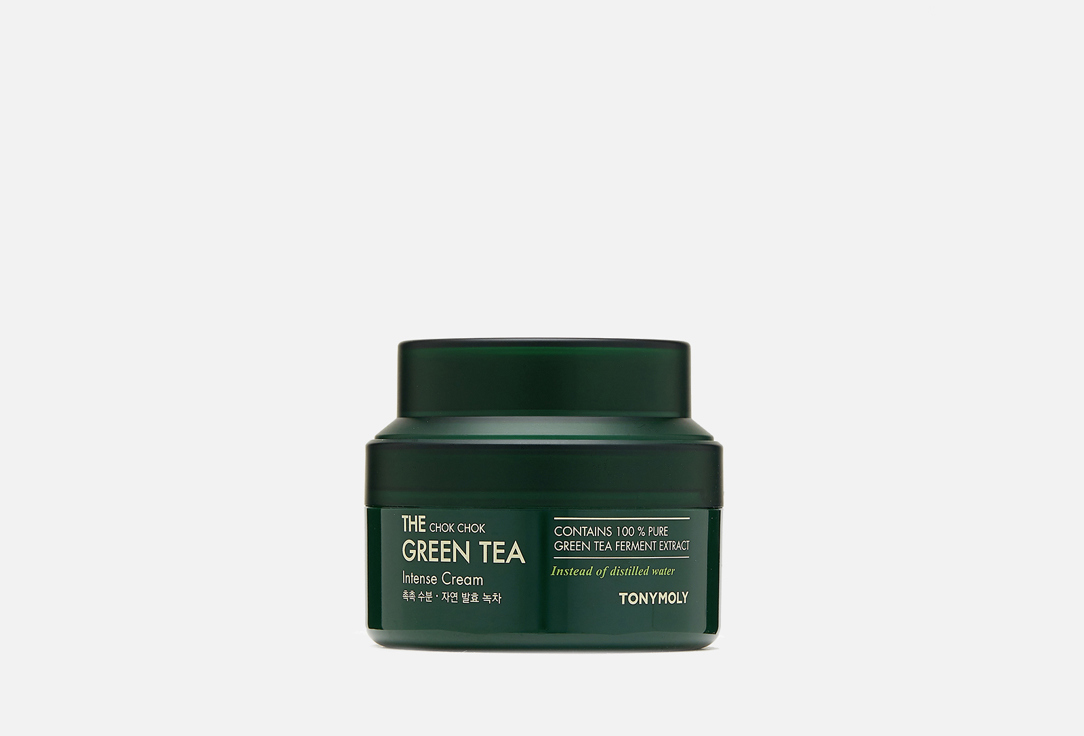 цена Увлажняющий крем для лица с экстрактом зеленого чая TONY MOLY THE CHOK CHOK GREEN TEA Intense Cream 60 мл