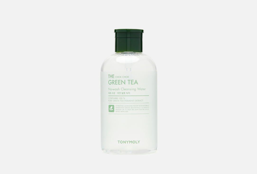 Мицеллярная вода для снятия макияжа с экстрактом зеленого чая TONY MOLY THE CHOK CHOK GREEN TEA No-wash Cleansing Water 800 мл мицеллярная вода для снятия макияжа с экстрактом чая
