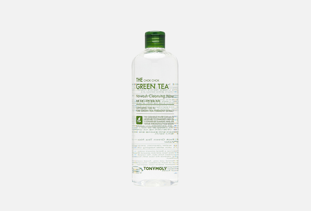 Мицеллярная вода для снятия макияжа с экстрактом зеленого чая Tony Moly THE CHOK CHOK GREEN TEA No-wash Cleansing Water  