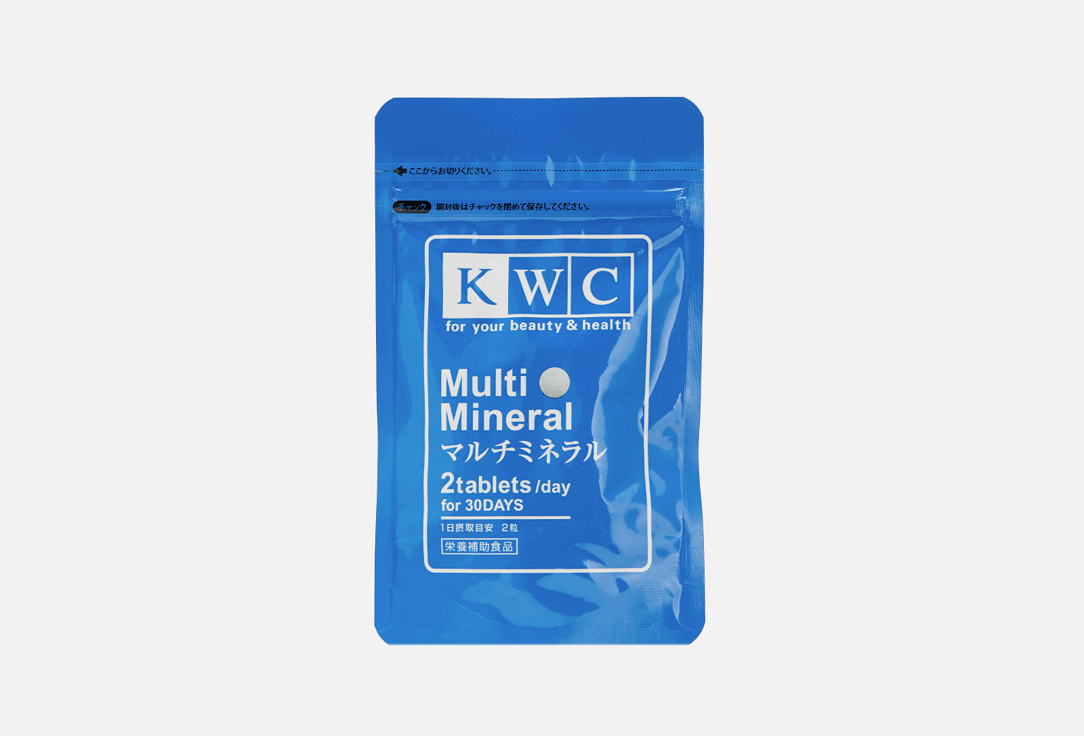 

Комплекс минералов KWC, MultiMineral железо, йод, хром, цинк 60 шт