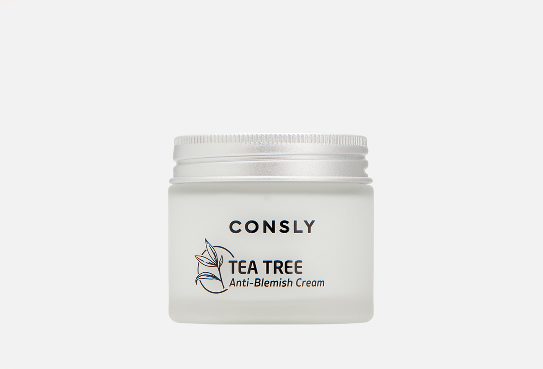 Крем для проблемной кожи с экстрактом чайного дерева CONSLY Tea Tree Anti-Blemish Cream 