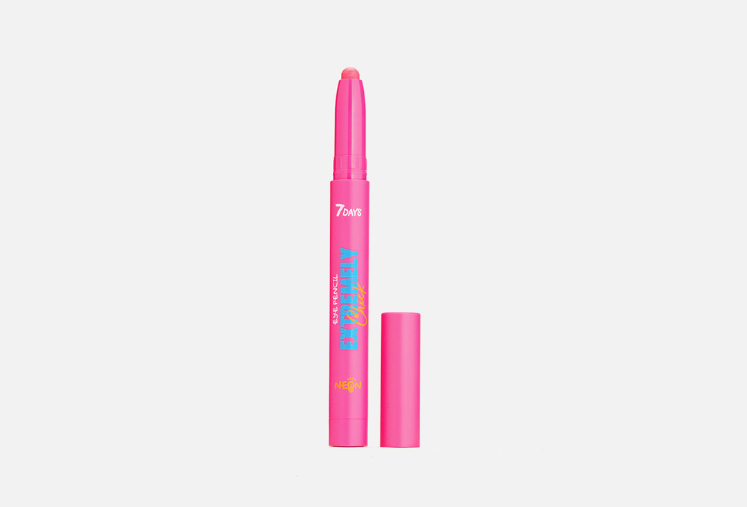 7days 7days карандаш для глаз extremely chick Карандаш для век 7DAYS EXTREMELY CHICK Eyepencil Neon 1.3 г