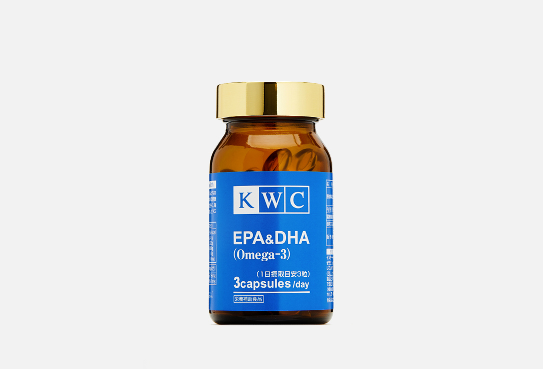 КапсулыУкрепление иммунитета KWC EPA & DHA (Omega-3) 90 шт омега 3 dhc epa dha 90 капсул