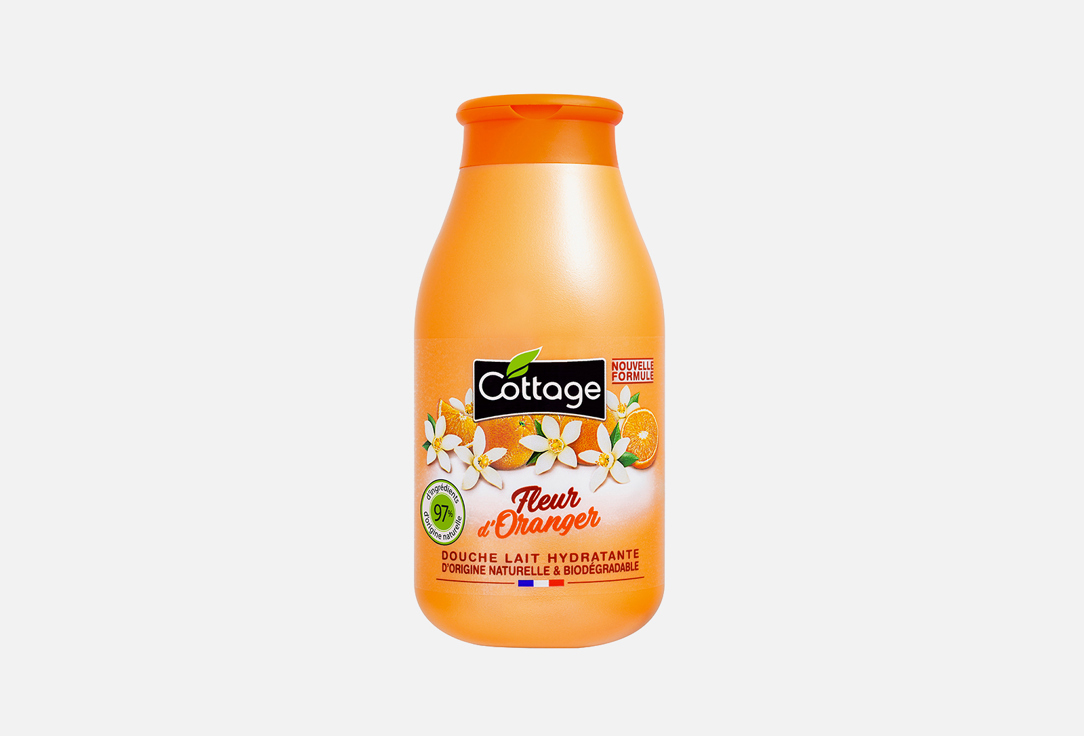 молочко для душа COTTAGE Fleur d'Oranger 250 мл молочко для тела увлажняющее вербена 250мл