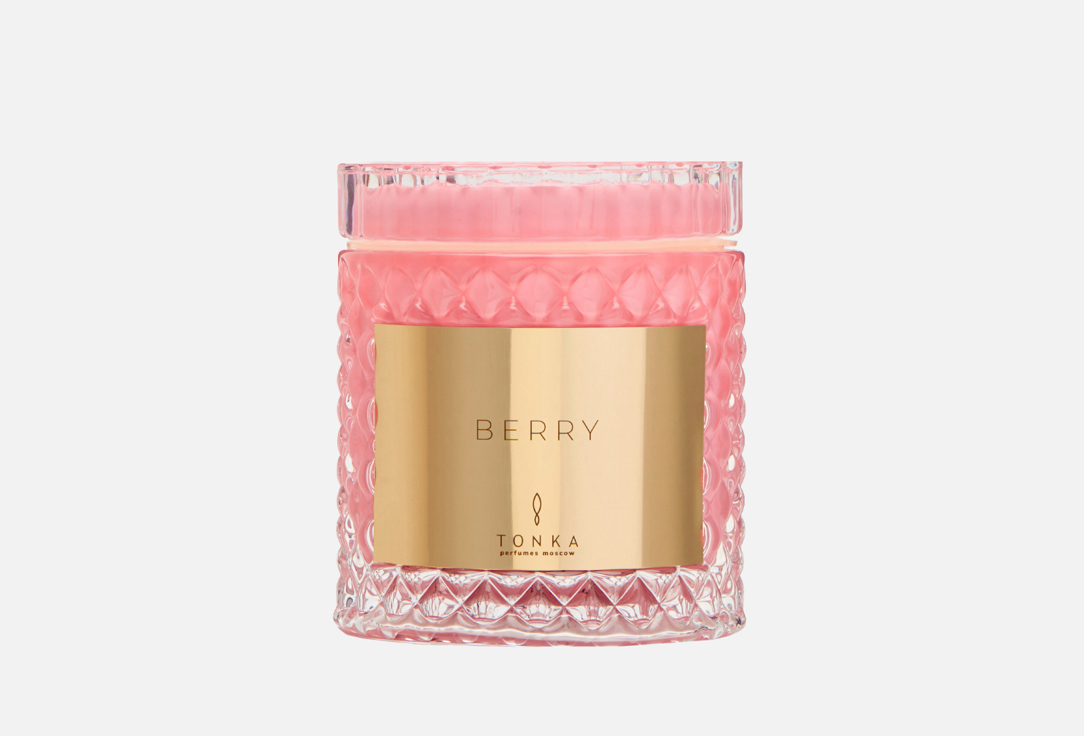 Изображение товара Ароматическая свеча Tonka Perfumes Moscow BERRY 220 мл натуральные масла