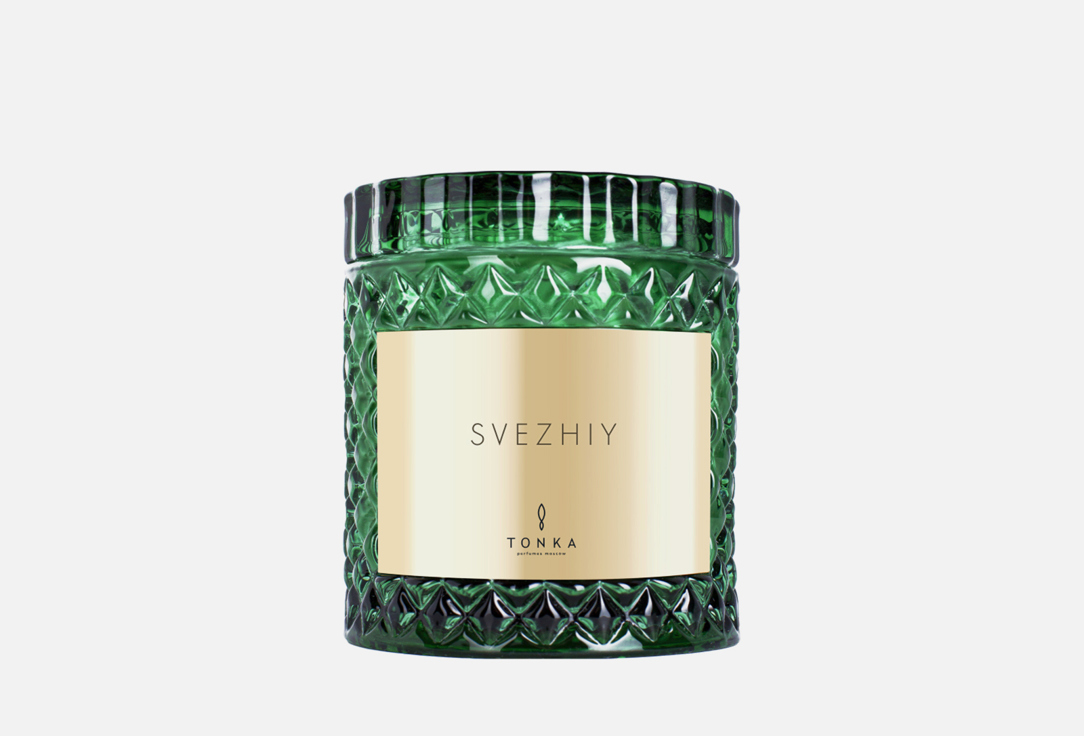Изображение товара Ароматическая свеча SVEZHIY от Tonka Perfumes Moscow 220 мл натуральный воск