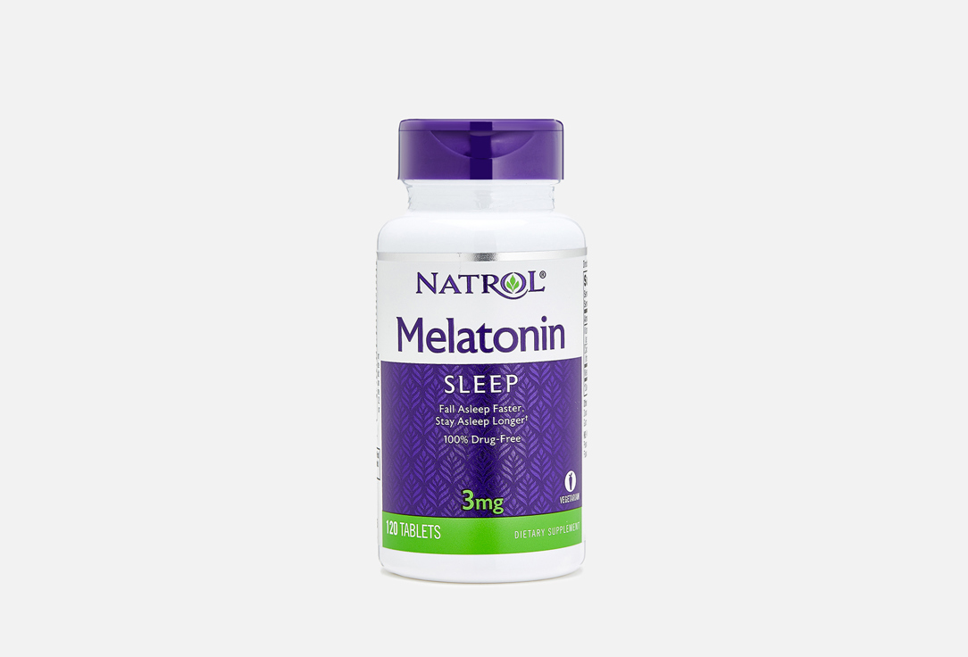 натрол мелатонин раст таб 3мг 90 Мелатонин для сна NATROL Melatonin Sleep 3mg 120 шт