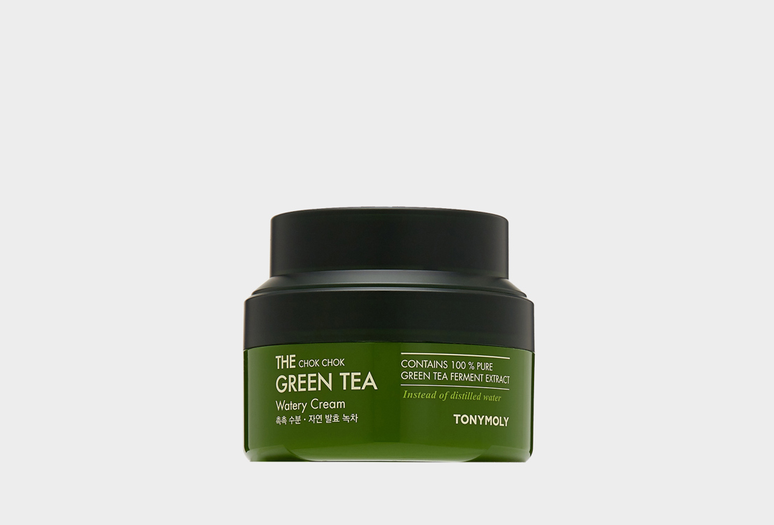 цена Увлажняющий крем для лица с экстрактом зеленого чая TONY MOLY THE CHOK CHOK 60 мл