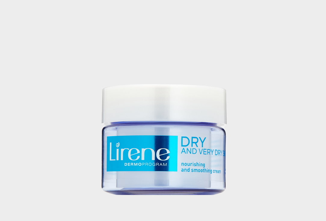 Питательный разглаживающий крем SPF15 Lirene dry and very dry skin 