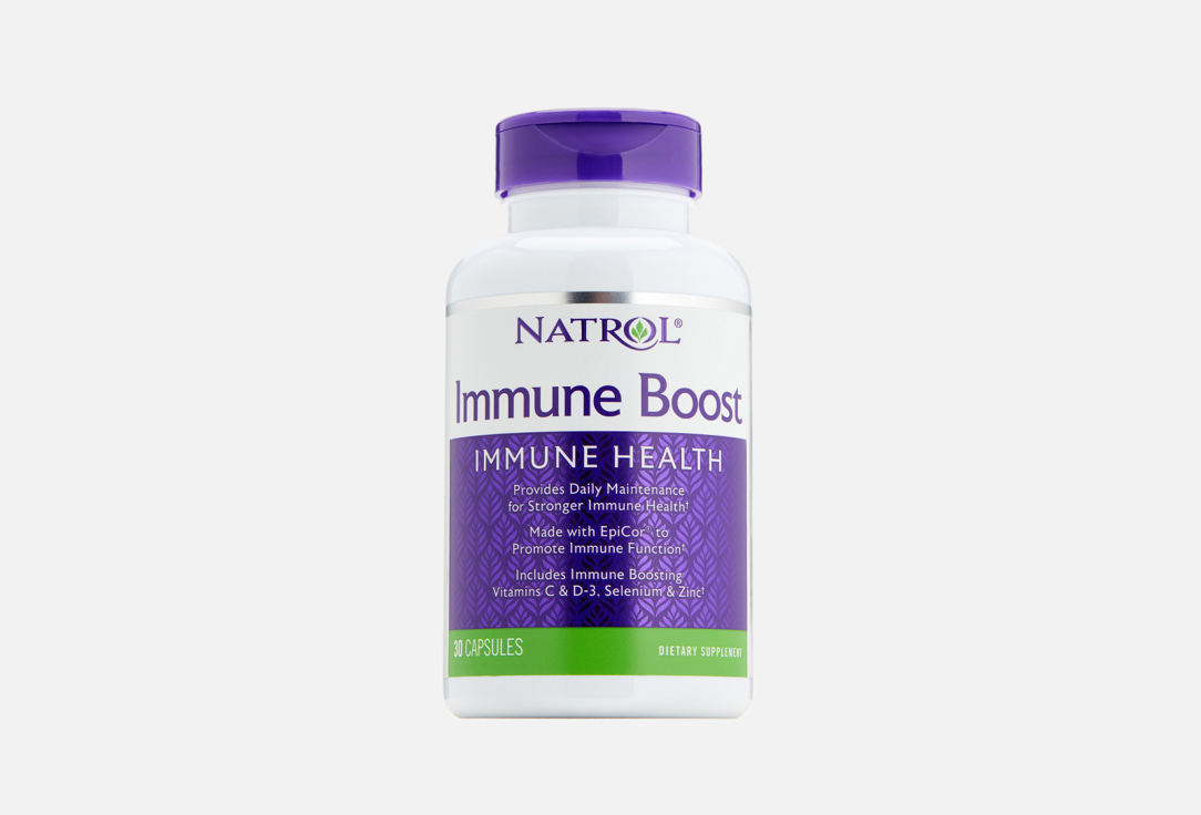 Биологически активная добавка к пище NATROL Immune Boost 30 шт биологически активная добавка natrol 5 htp mood positive 50 шт