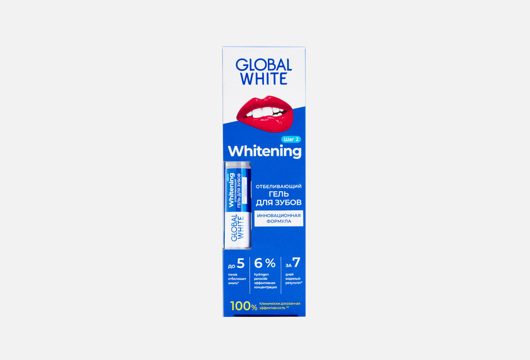 Изображение товара Отбеливающий гель-карандаш для зубов GLOBAL WHITE Teeth whitening pen