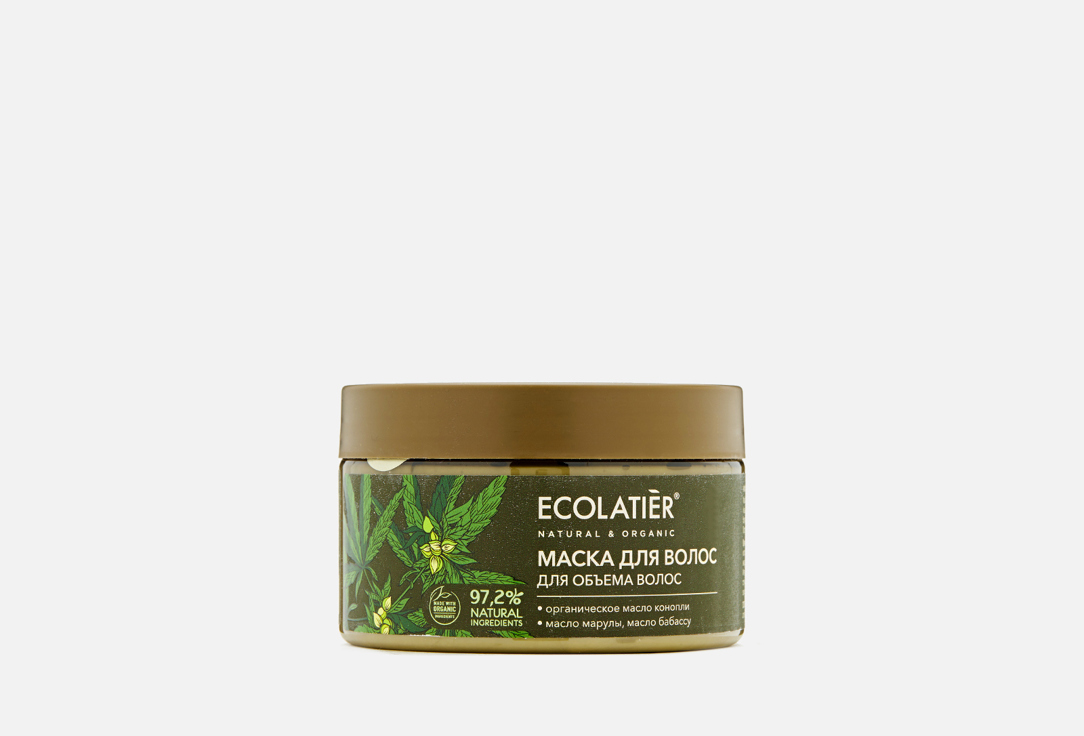 Изображение товара Маска для объема волос ECOLATIER ORGANIC CANNABIS