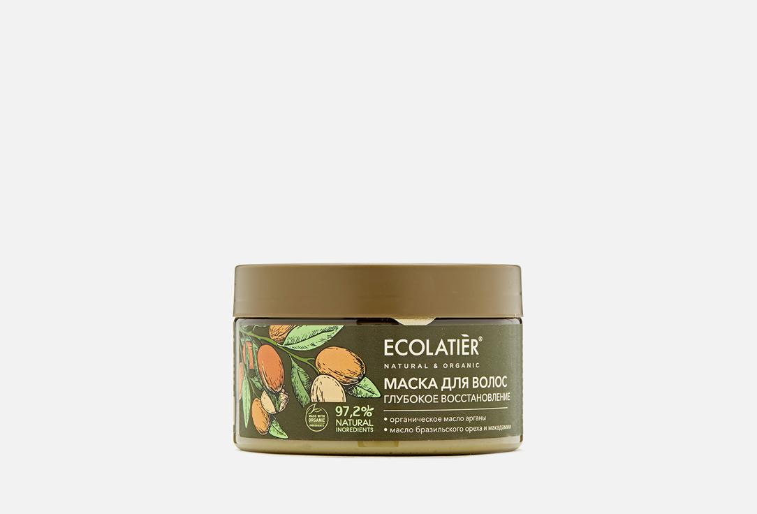 Изображение товара Восстанавливающая Маска для волос ECOLATIER ORGANIC ARGANA