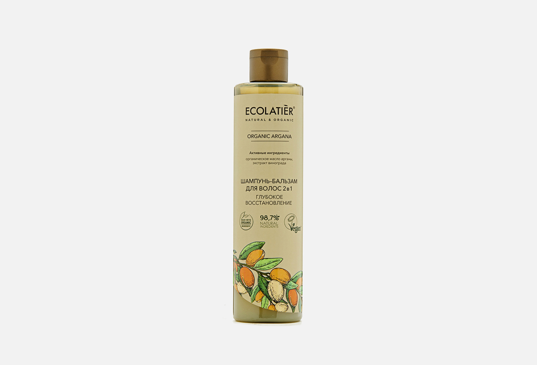 Изображение товара Шампунь-бальзам для волос ECOLATIER ORGANIC ARGANA