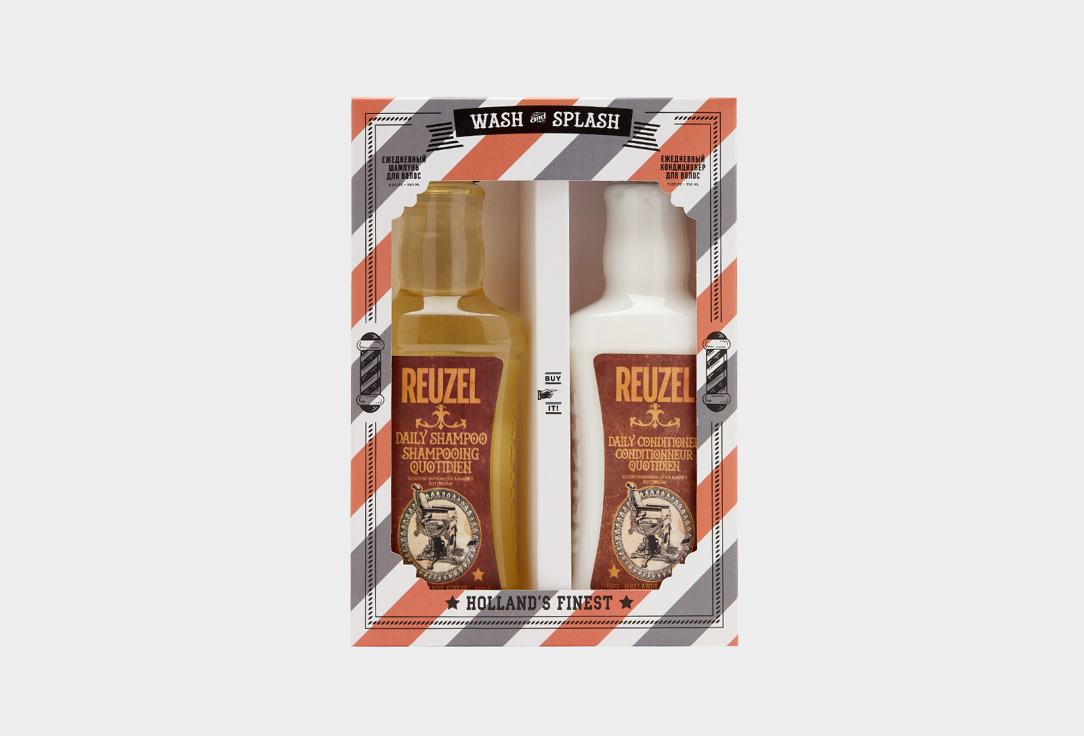 Подарочный набор для волос Reuzel Gift set for hair "WASH & SPLASH" 