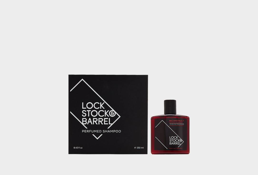 Парфюмированный шампунь для тонких волос в подарочной упаковке Lock Stock & Barrel Reconstruct Perfumed Shampoo  
