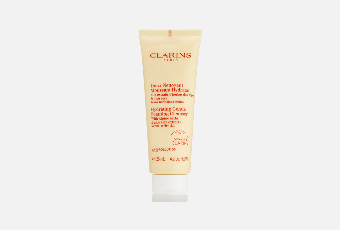 Очищающий пенящийся крем для нормальной и сухой кожи Clarins Doux Nettoyant Moussant Hydratant  