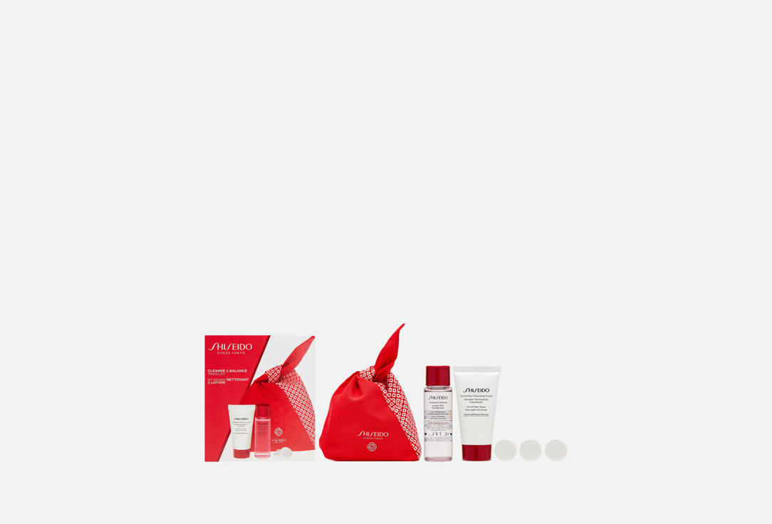 Набор "Очищение и подготовка к уходу" Shiseido MINI CLEANSER DUO  