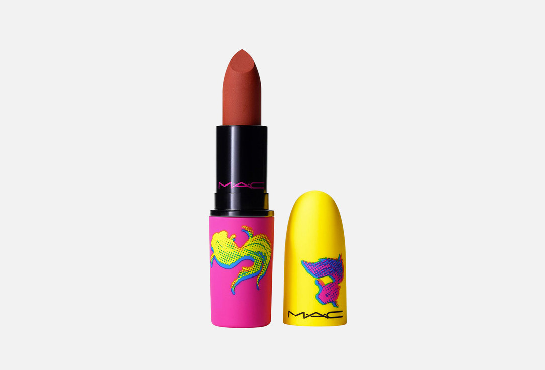 Губная помада MAC Powder Kiss Lipstick MOON MASTERPIECE 3 г помада для губ mac набор для губ kiss it twice powder kiss liquid duo pink