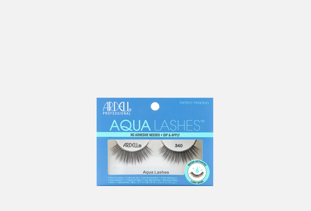 

Накладные ресницы ARDELL, Черный, Aqua Lash 340 1 шт