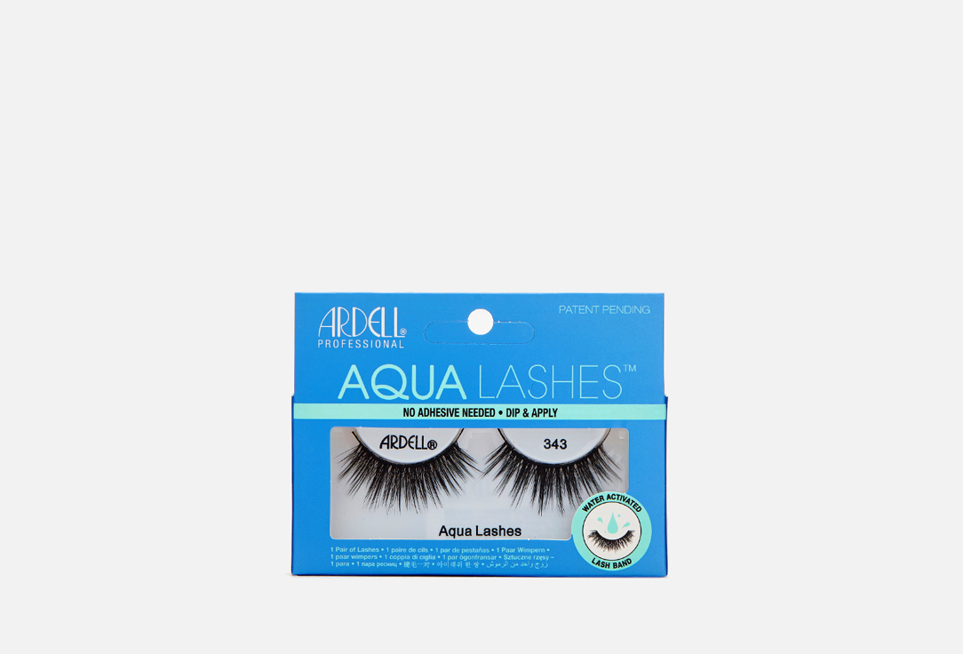 

Накладные ресницы ARDELL, Черный, Aqua Lash 343 1 пар