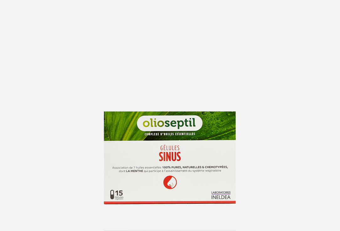 Капсулы - для санации носовых пазух OLIOSEPTIL SINUS 15 шт neilmed sinus rinse ксилитол набор для промывания носовых пазух 2 предмета