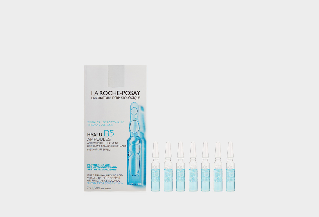 

Концентрат против морщин в ампулах 7х1,8мл LA ROCHE-POSAY, HYALU B5 AMPULES 7 шт