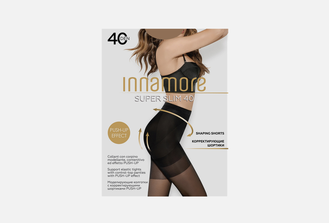 Колготки INNAMORE Super Slim легкий загар 40 den 3 мл