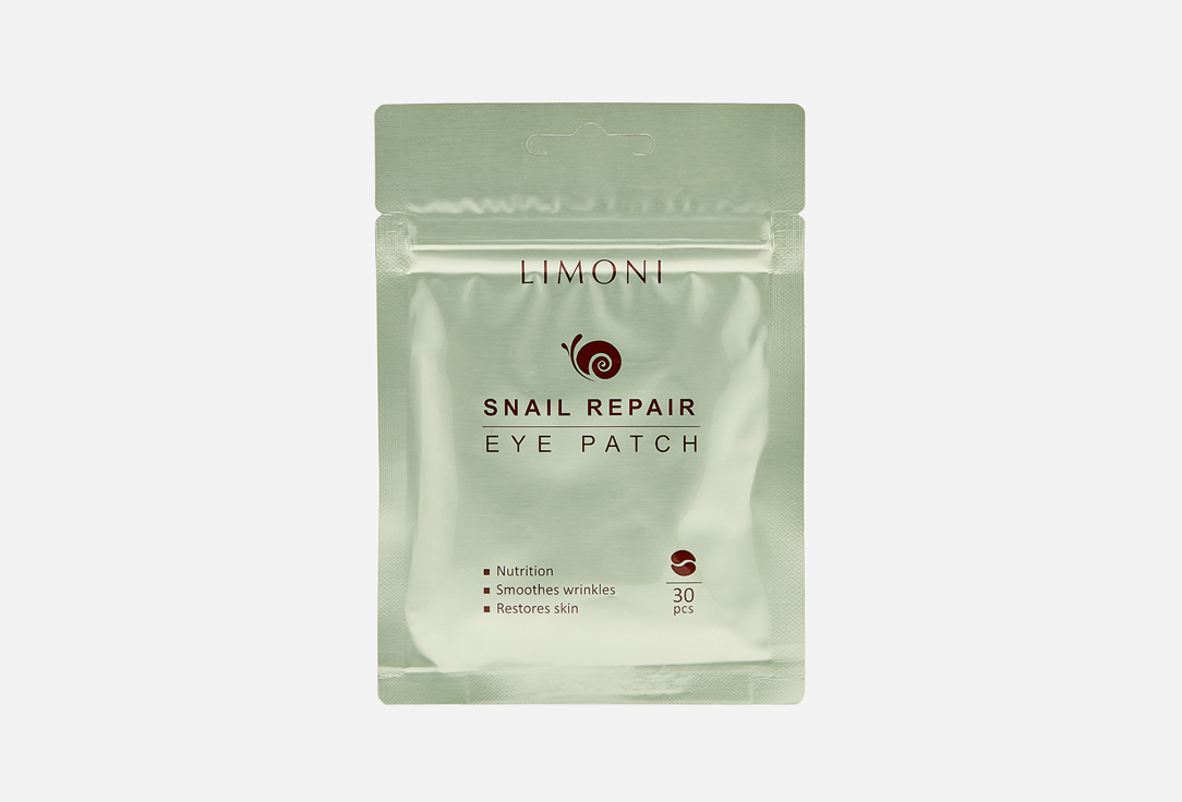 Изображение товара Патчи для век восстанавливающие с экстарктом секреции улитки LIMONI Snail Repair Eye Patch