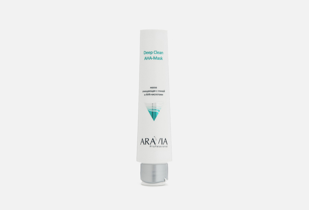 цена Маска очищающая для лица с глиной и АНА-кислотами ARAVIA PROFESSIONAL Deep Clean AHA-Mask 100 мл