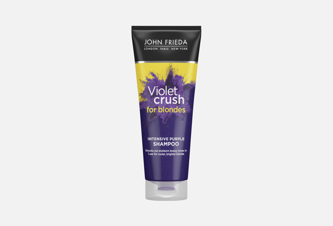 Интенсивный шампунь с фиолетовым пигментом для нейтрализации желтизны светлых волос John Frieda Violet Crush 