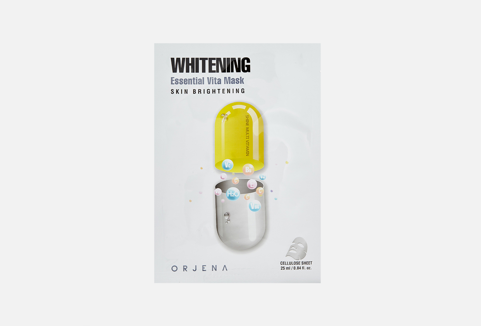 ORJENA Тканевая маска для сияния кожи лица Whitening Essential Vita ...
